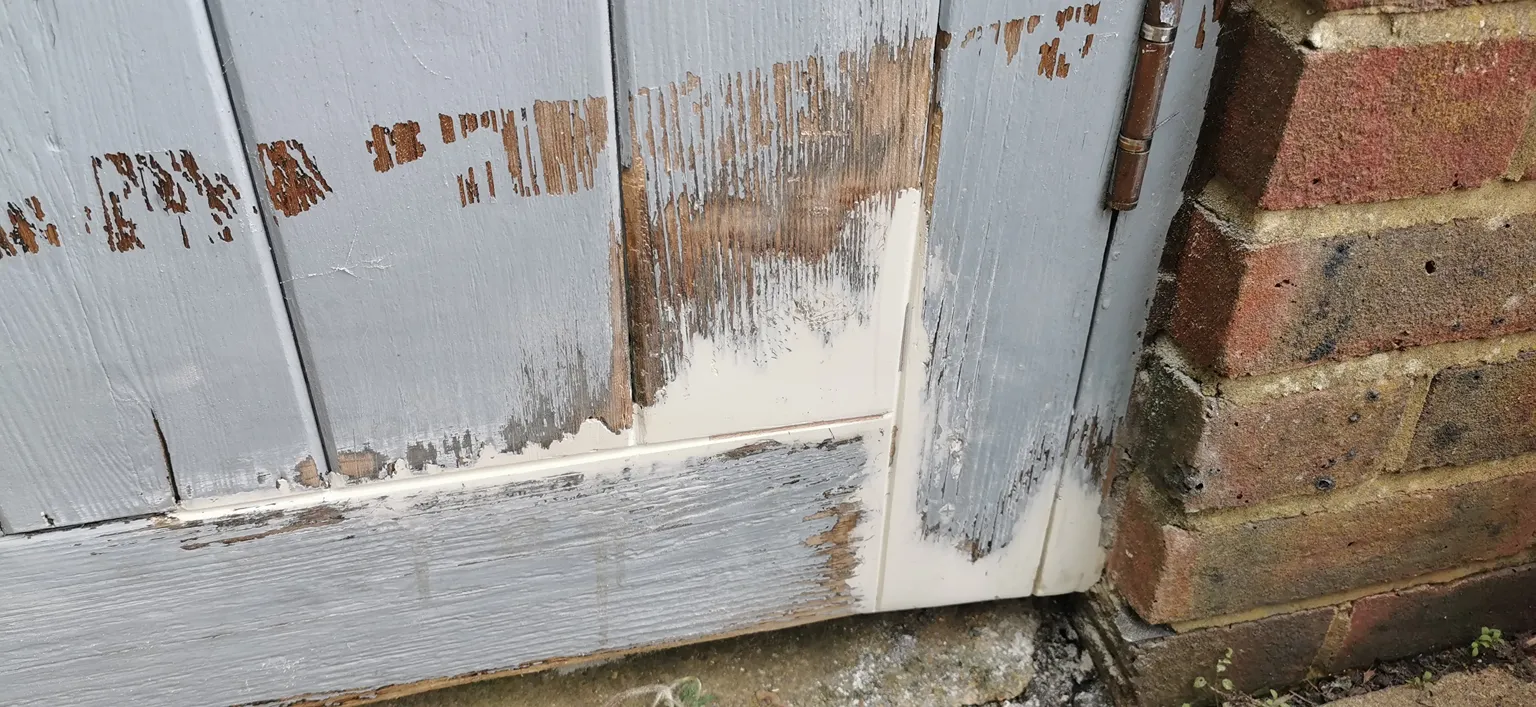 Epoxy filler result